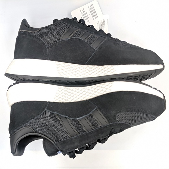 Adidas Originals Men's MarathonX5923 Running Sneakers Black and White - Picture 5 of 8